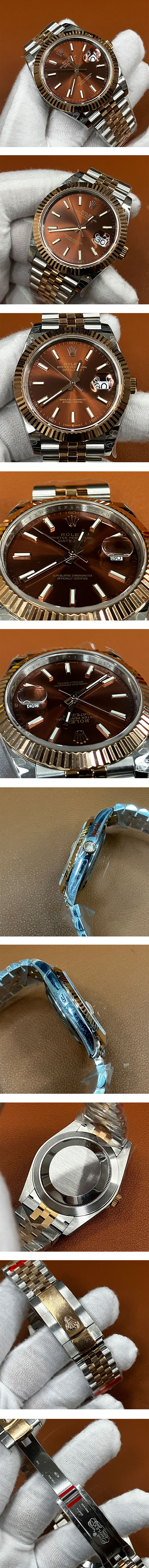 【41mm*12mm】ロレックスコピー デイトジャストM126331-0002 メンズ腕時計おすすめ